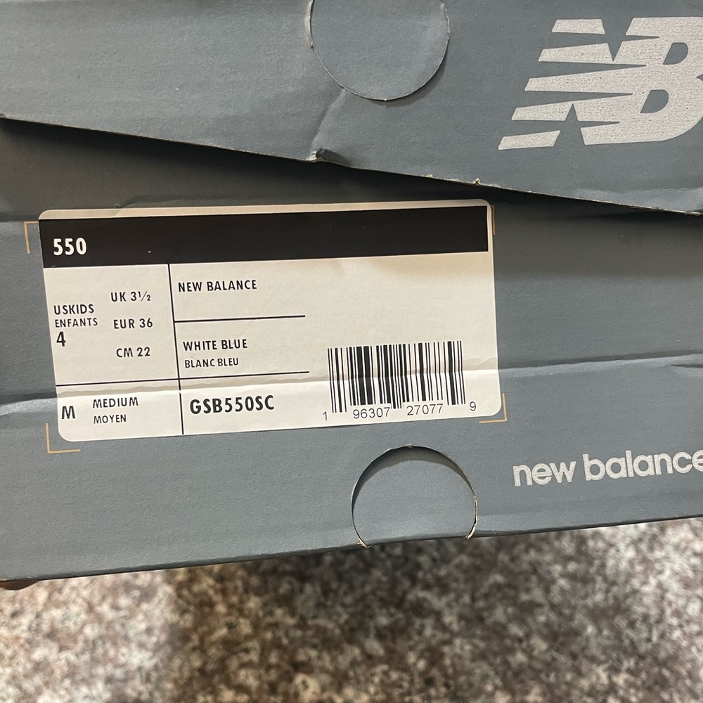 Kids New Balance 550 👟 - Picture 8 of 9